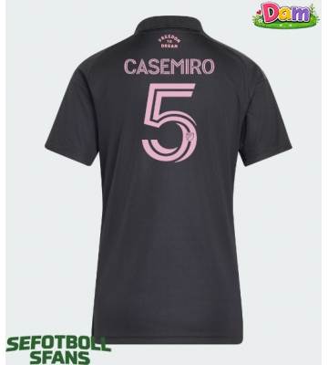 Inter Miami Casemiro #5 Bortatröja Kvinnor 2026-27 Kortärmad